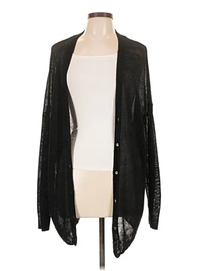 Pre-owned Zara Cardigan Sweater In Black