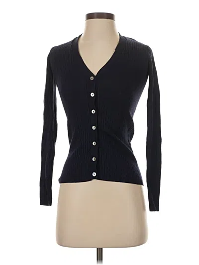 Pre-owned Zara Cardigan Sweater In Black