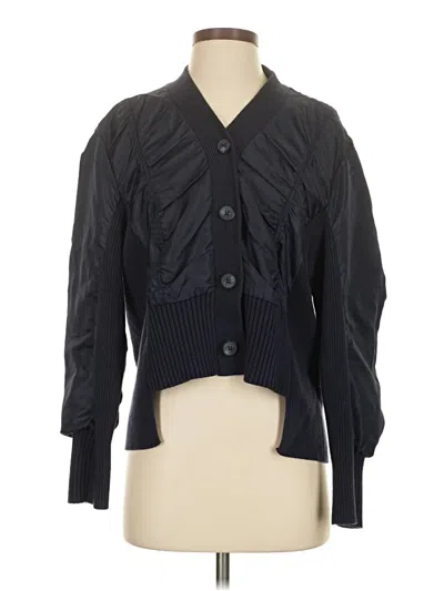 Pre-owned Zara Cardigan Sweater In Black