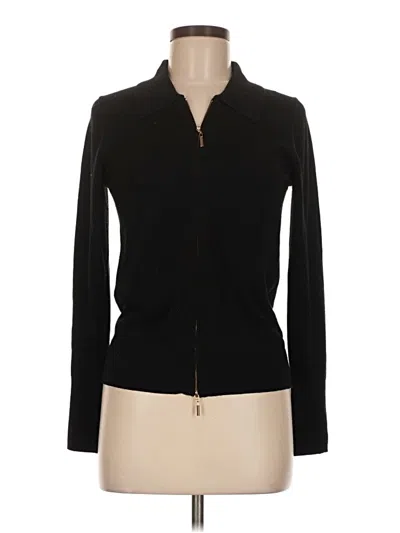 Pre-owned Zara Cardigan Sweater In Black