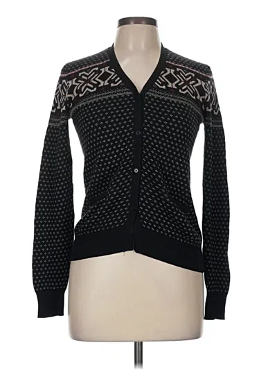 Pre-owned Zara Cardigan Sweater In Black