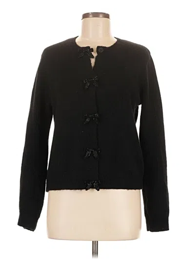Pre-owned Zara Cardigan Sweater In Black
