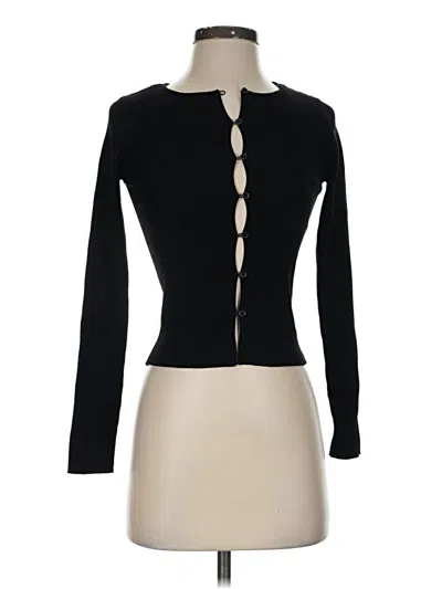 Pre-owned Zara Cardigan Sweater In Black