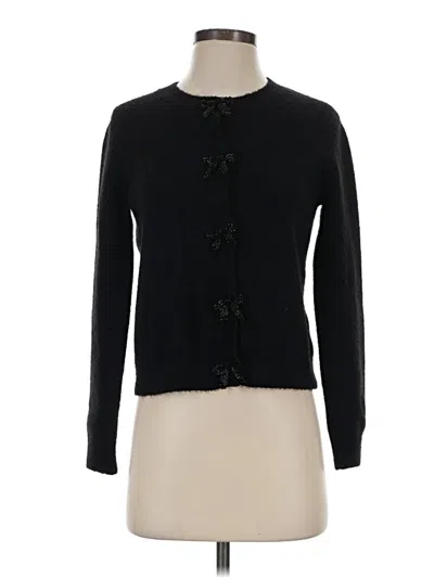 Pre-owned Zara Cardigan Sweater In Black