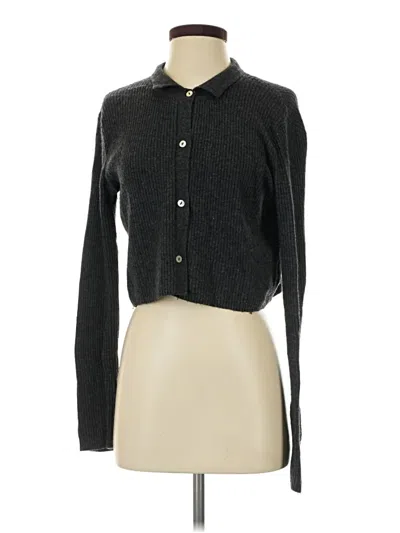 Pre-owned Zara Cardigan Sweater In Black