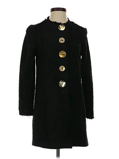 Pre-owned Zara Cardigan Sweater In Black