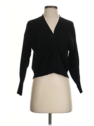 Pre-owned Zara Cardigan Sweater In Black