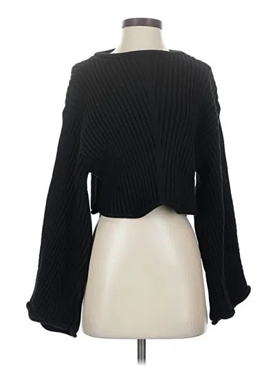 Pre-owned Zara Cardigan Sweater In Black
