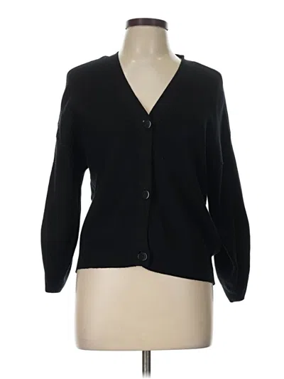 Pre-owned Zara Cardigan Sweater In Black