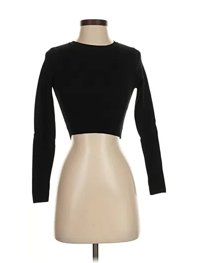 Pre-owned Zara Cardigan Sweater In Black