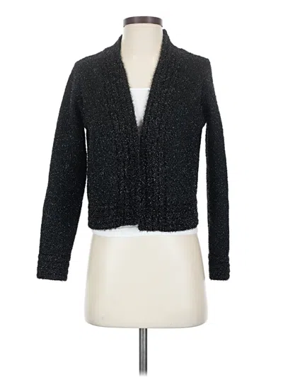 Pre-owned Zara Cardigan Sweater In Black