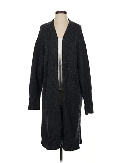Pre-owned Zara Cardigan Sweater In Black