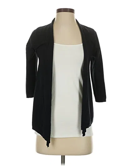 Pre-owned Zara Cardigan Sweater In Black