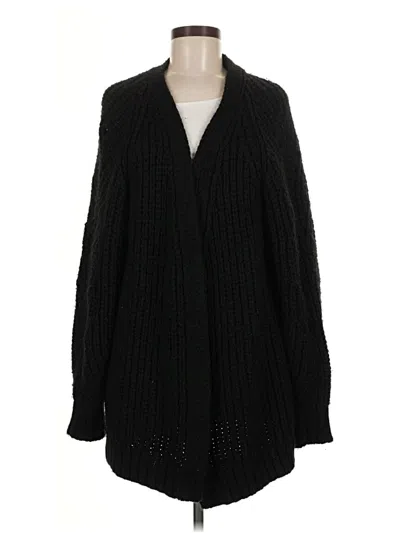 Pre-owned Zara Cardigan Sweater In Black