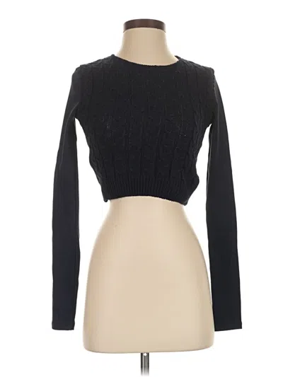 Pre-owned Zara Cardigan Sweater In Black