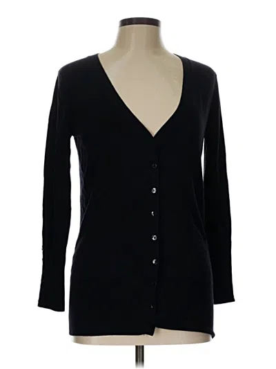 Pre-owned Zara Cardigan Sweater In Black