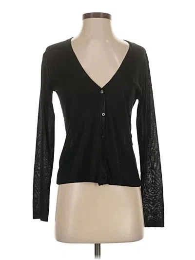 Pre-owned Zara Cardigan Sweater In Black