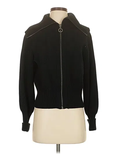 Pre-owned Zara Cardigan Sweater In Black