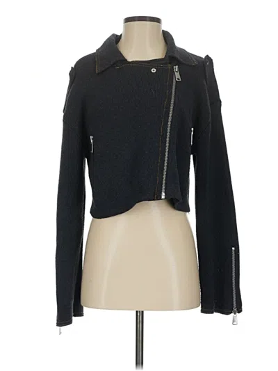 Pre-owned Zara Cardigan Sweater In Black