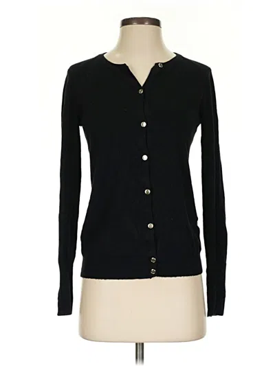 Pre-owned Zara Cardigan Sweater In Black