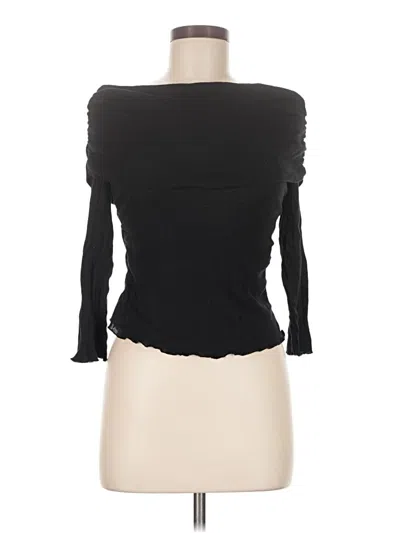 Pre-owned Zara Cardigan Sweater In Black