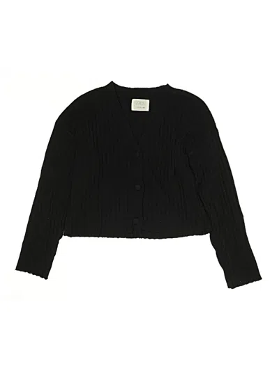 Pre-owned Zara Kids' Cardigan Sweater In Black