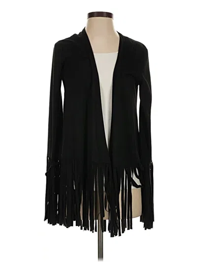 Pre-owned Zara Cardigan Sweater In Black