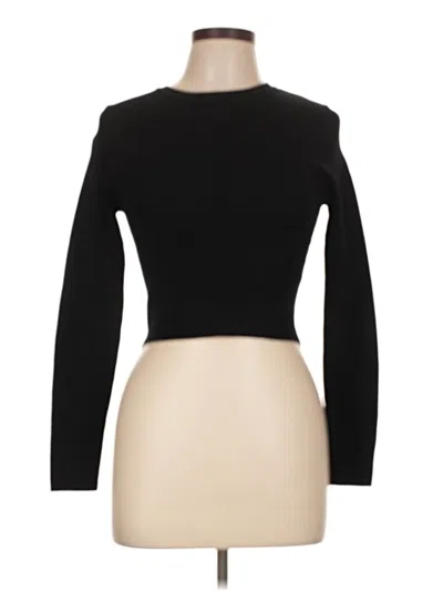 Pre-owned Zara Cardigan Sweater In Black