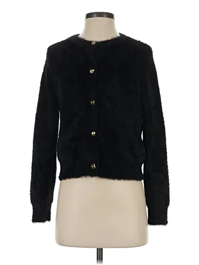 Pre-owned Zara Cardigan Sweater In Black