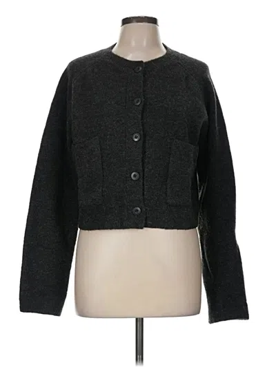 Pre-owned Zara Cardigan Sweater In Black