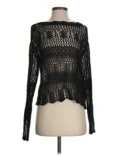 Pre-owned Zara Cardigan Sweater In Black