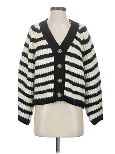 Pre-owned Zara Cardigan Sweater In Black