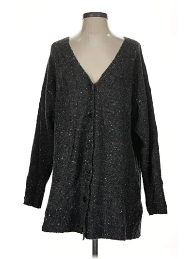 Pre-owned Zara Cardigan Sweater In Black