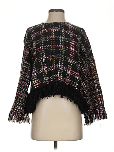 Pre-owned Zara Cardigan Sweater In Black