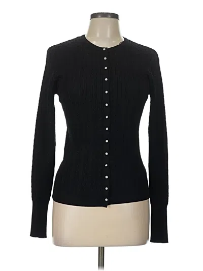 Pre-owned Zara Cardigan Sweater In Black