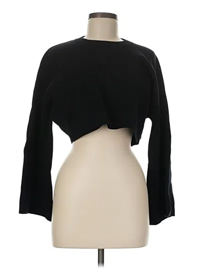 Pre-owned Zara Cardigan Sweater In Black