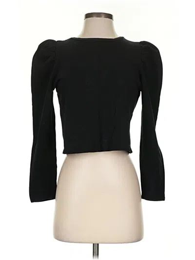Pre-owned Zara Cardigan Sweater In Black