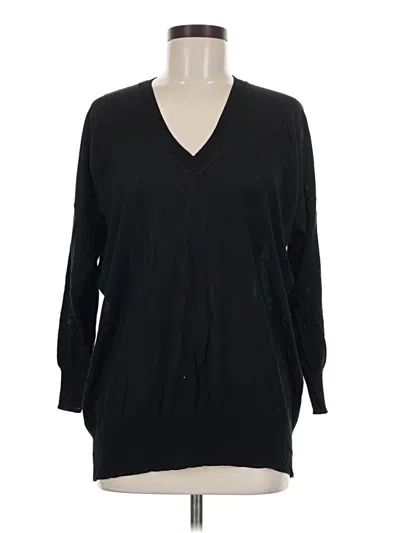 Pre-owned Zara Cardigan Sweater In Black