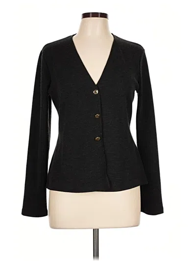 Pre-owned Zara Cardigan Sweater In Black