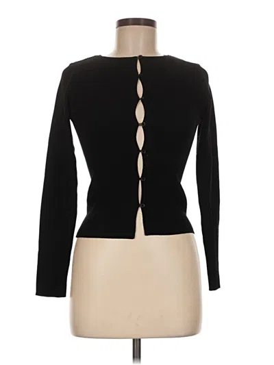 Pre-owned Zara Cardigan Sweater In Black