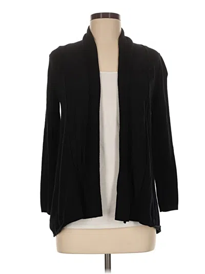 Pre-owned Zara Cardigan Sweater In Black