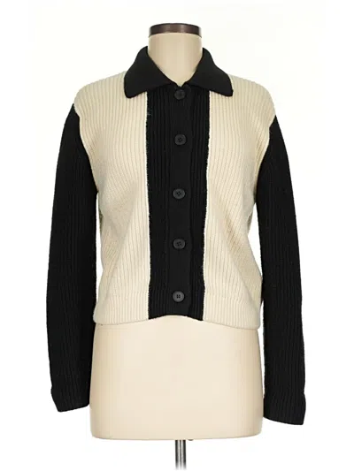 Pre-owned Zara Cardigan Sweater In Black