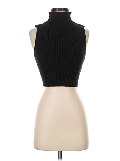 Pre-owned Zara Cardigan Sweater In Black