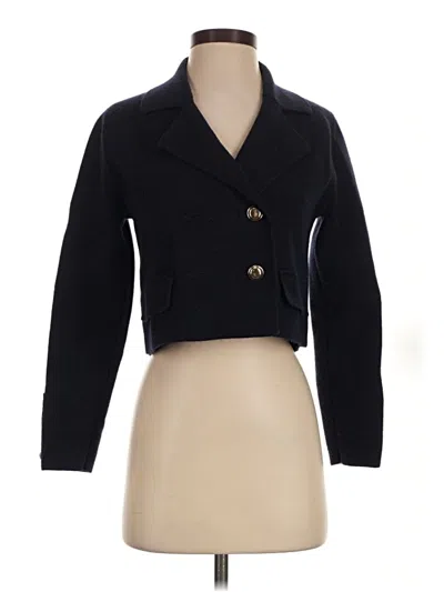 Pre-owned Zara Cardigan Sweater In Black