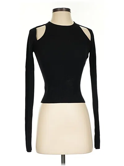 Pre-owned Zara Cardigan Sweater In Black