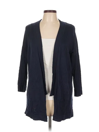 Pre-owned Zara Cardigan Sweater In Blue