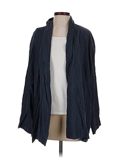 Pre-owned Zara Cardigan Sweater In Blue
