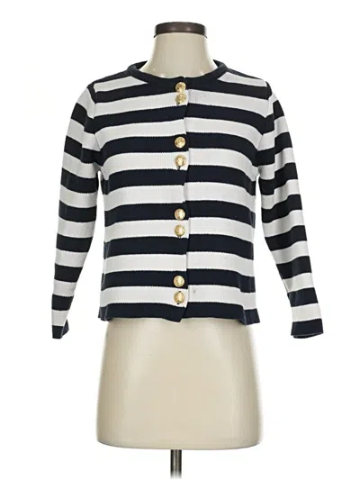 Pre-owned Zara Cardigan Sweater In Blue