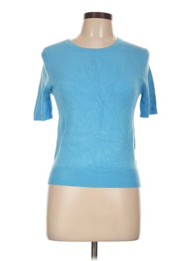 Pre-owned Zara Cardigan Sweater In Blue