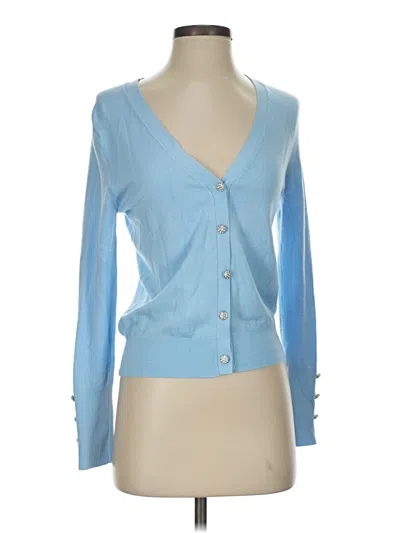 Pre-owned Zara Cardigan Sweater In Blue